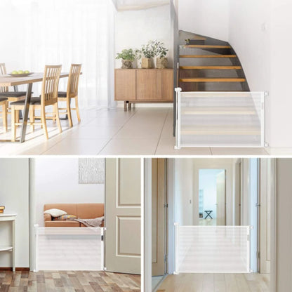 حاجز حماية الأطفال الشبكي القابل للسحب - 150 × 86 سم